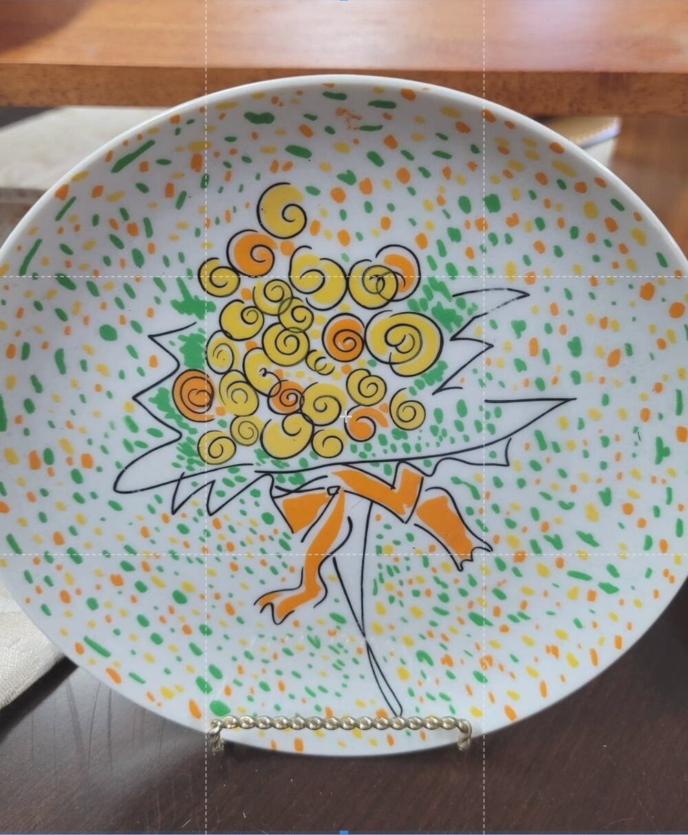 Gloria Vanderbilt Forever Thine Dinnerware SALAD PLATE VINtage 1980's Dishes